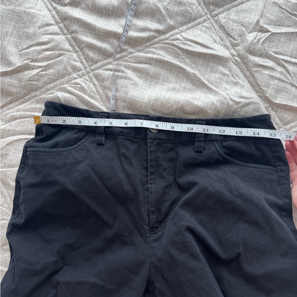 Old Navy Black High waisted uniform Boot cut pants size 10 - Picture 6 of 8